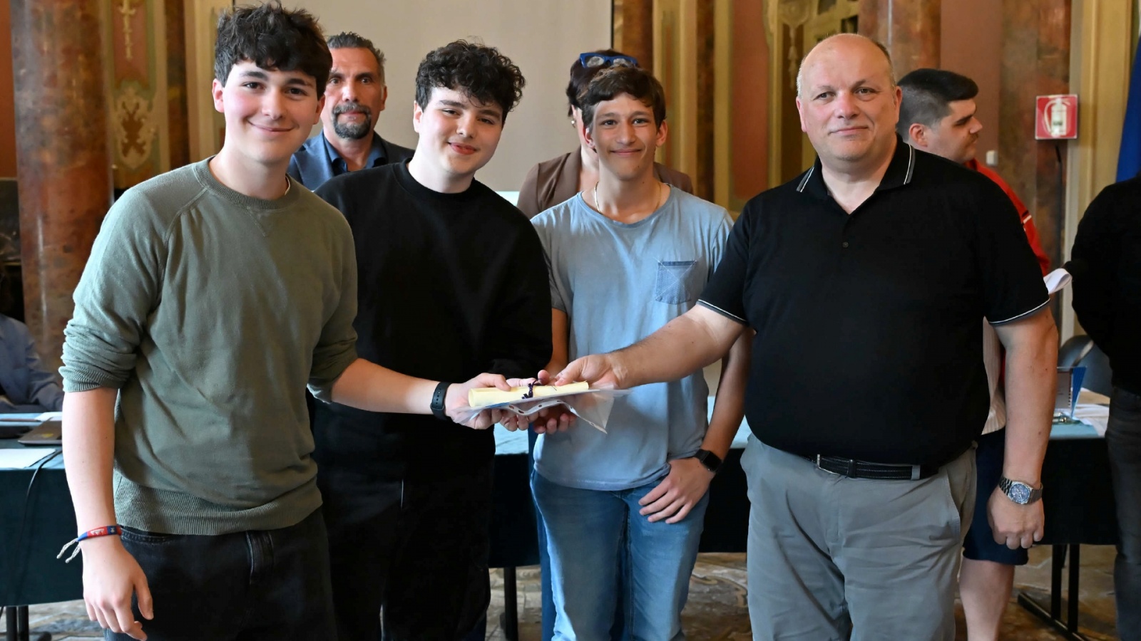 VARESE. PREMIAZIONI VARESE BASKET SCHOOL CUP 2025 NELLA FOTO PREMIO PREALPINA