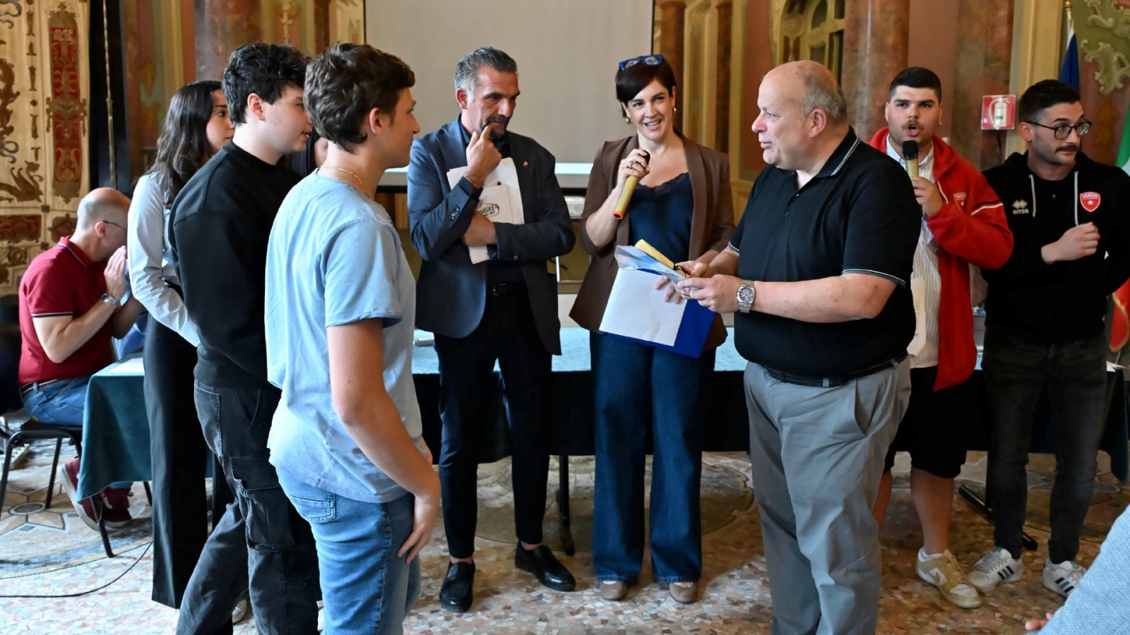 VARESE. PREMIAZIONI VARESE BASKET SCHOOL CUP 2025 NELLA FOTO PREMIO PREALPINA