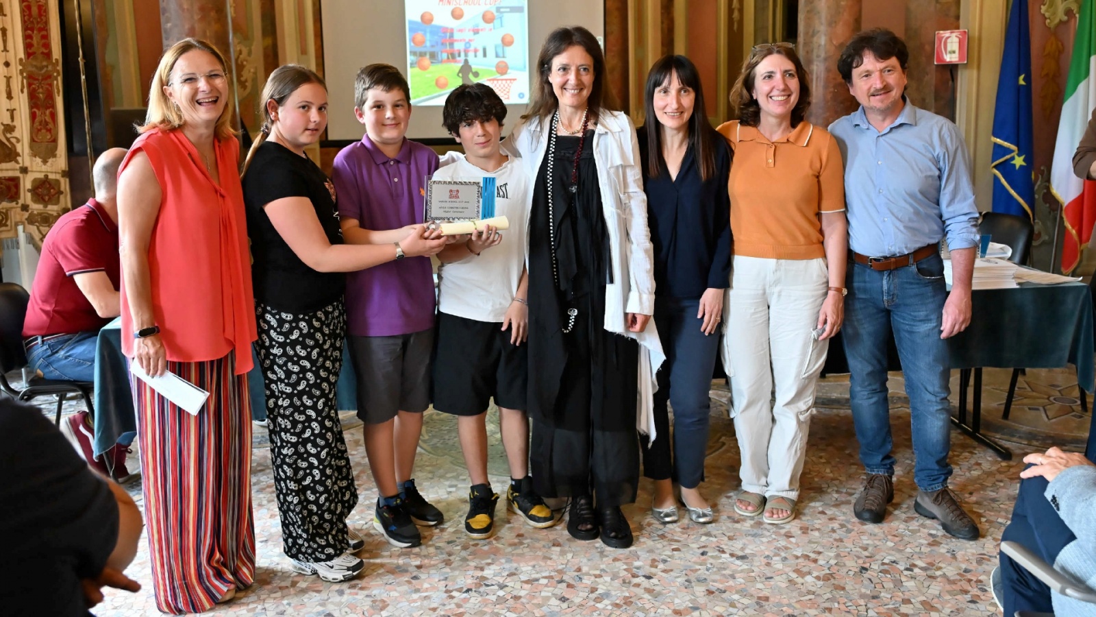 VARESE. PREMIAZIONI VARESE BASKET SCHOOL CUP 2025 NELLA FOTO