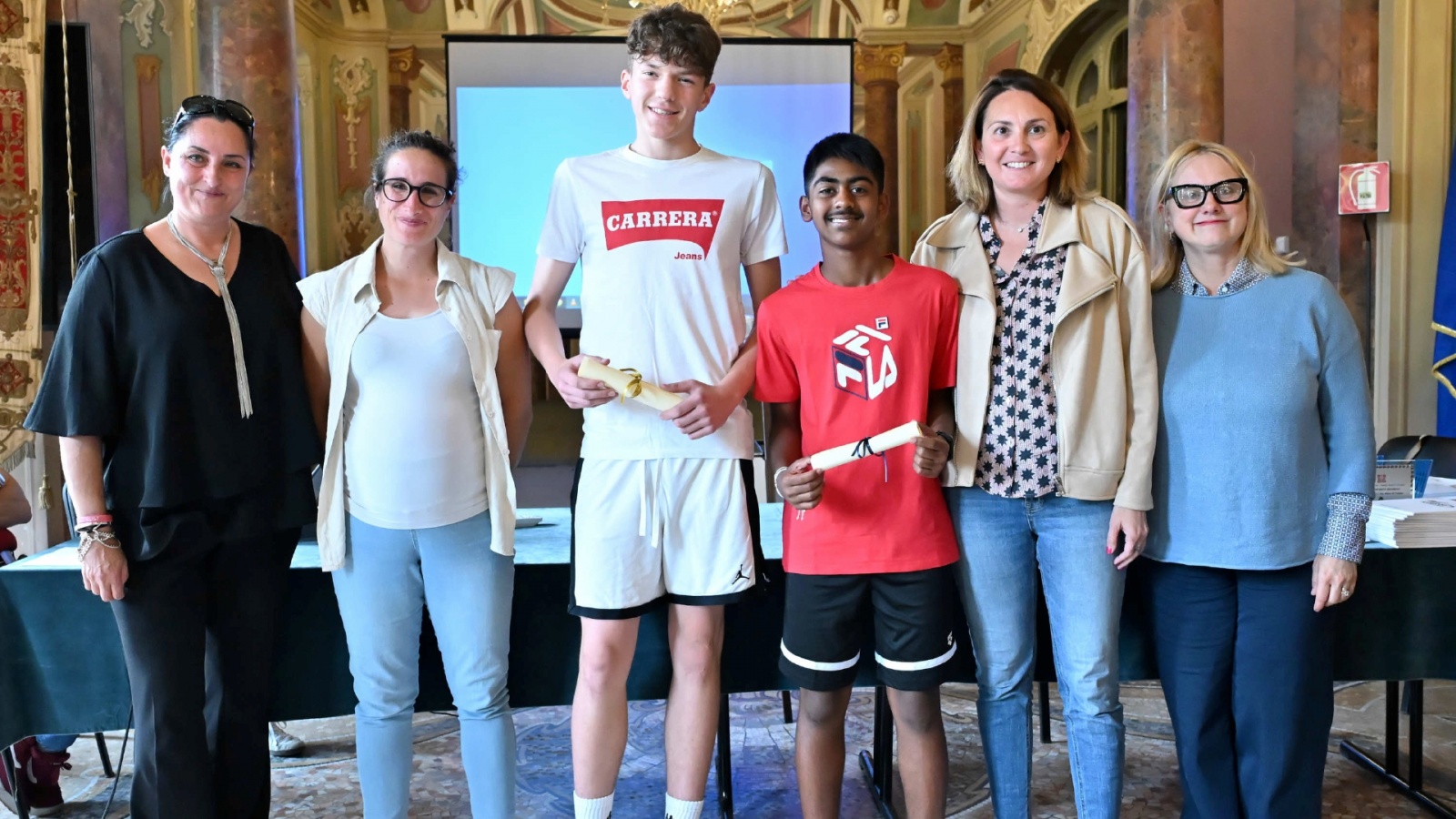 VARESE. PREMIAZIONI VARESE BASKET SCHOOL CUP 2025 NELLA FOTO