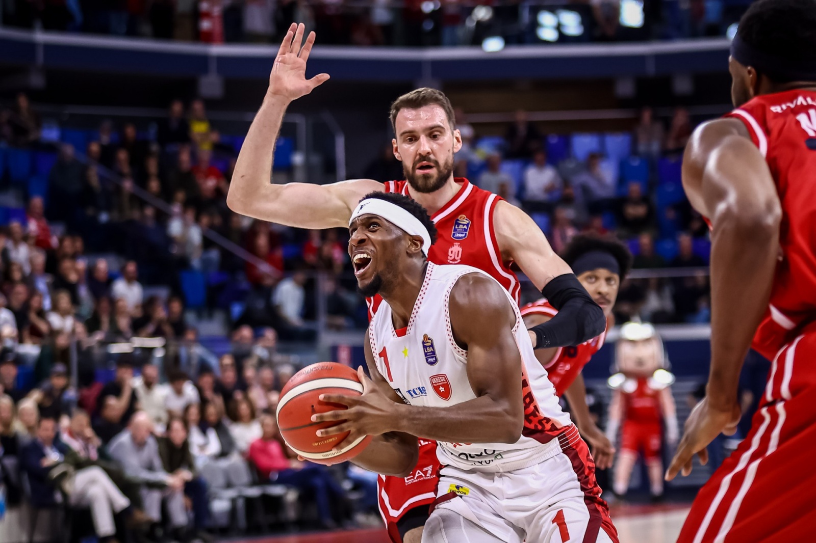 Carlos Jr Stewart EA7 Emporio Armani Milano - Openjobmetis Varese Legabasket Serie A Unipol 2025/2026 17a giornata Milano, 26/01/2025 Foto Susanna Arioli / Ciamillo-Castoria
