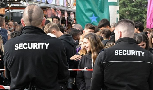 Imponente il dispositivo di sicurezza studiato dalle forze dell’ordine (foto Archivio)