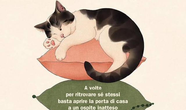 La copertina del libro “Un gatto per i giorni difficili” per Ishida Syou