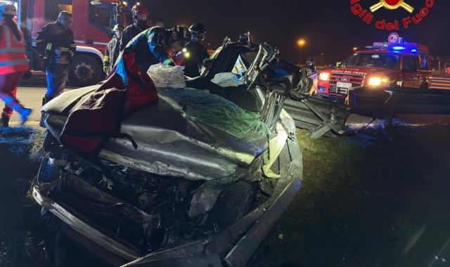 I soccorsi sul luogo dell’incidente