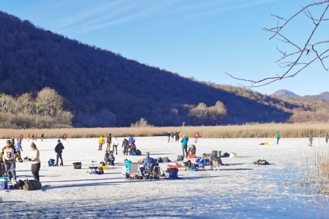 Il ghiaccio si rompe, cadute nella Torbiera di Ganna
