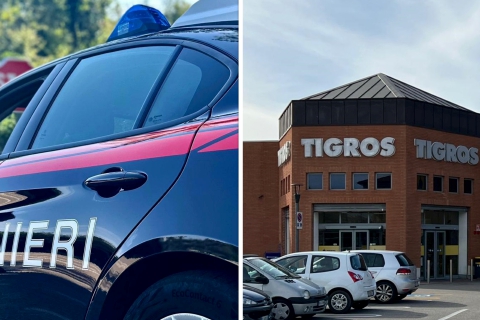 Caos fuori dal supermercato, morsi ai carabinieri. Poi l’arresto e le scuse