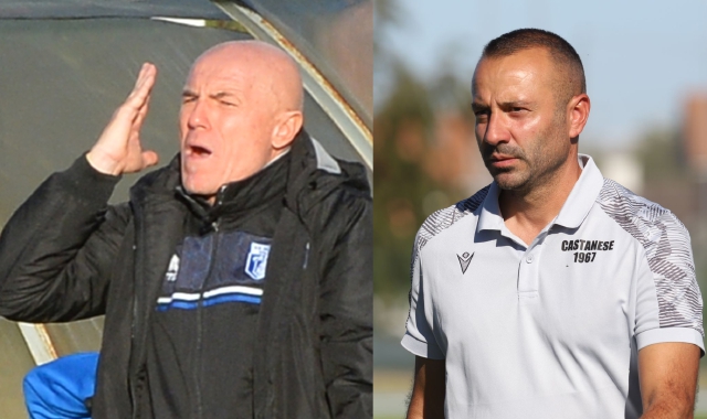 Il coach Giuliano Melosi (#i#a sinistra#/i#) lascia il posto a Marco Molluso (#i#a destra#/i#)