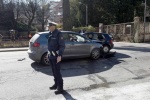 Via Sanvito: incidente e traffico in tilt