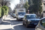 Via Sanvito: incidente e traffico in tilt