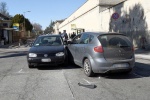 Via Sanvito: incidente e traffico in tilt