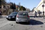 Via Sanvito: incidente e traffico in tilt