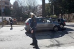 Via Sanvito: incidente e traffico in tilt