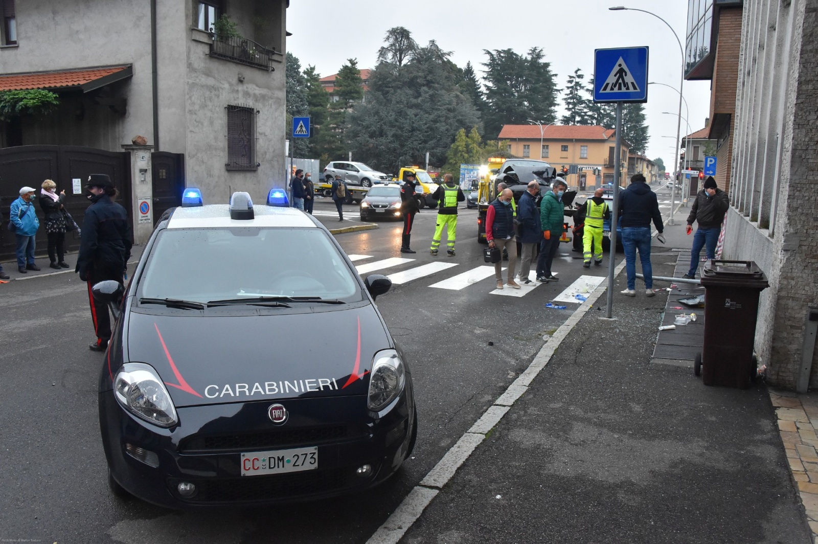La Porsche utilizzata dai ladri nel colpo