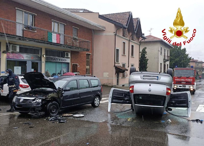 Incidente a Tradate: due feriti