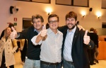 GALLARATE ELEZIONI COMUNALI 2021 NELLA FOTO STEFANO GUALANDRIS CASSANI FEDERICO MARTEGANI