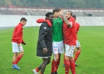 VARESE CALCIO SERIE D CITTA’ DI VARESE VS. LIGORNA NELLA FOTO ESULTANZA VARESE