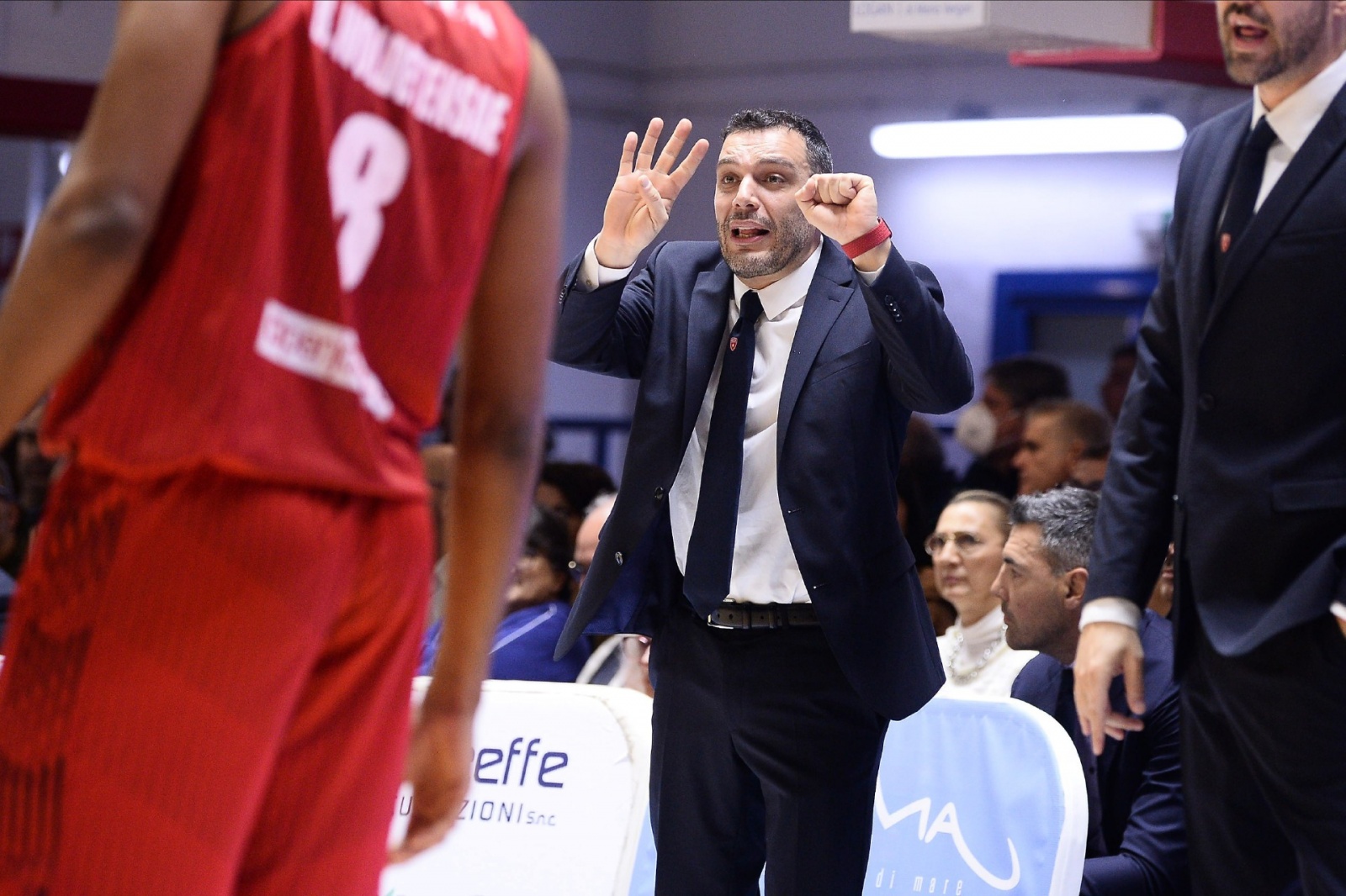 Paolo Galbiati Happycasa Brindisi - openjobmetis Varese Legabasket SerieA UnipolSai 2022-2023 Brindisi 08/01/2023 Foto Michele Longo / Ciamillo-Castoria