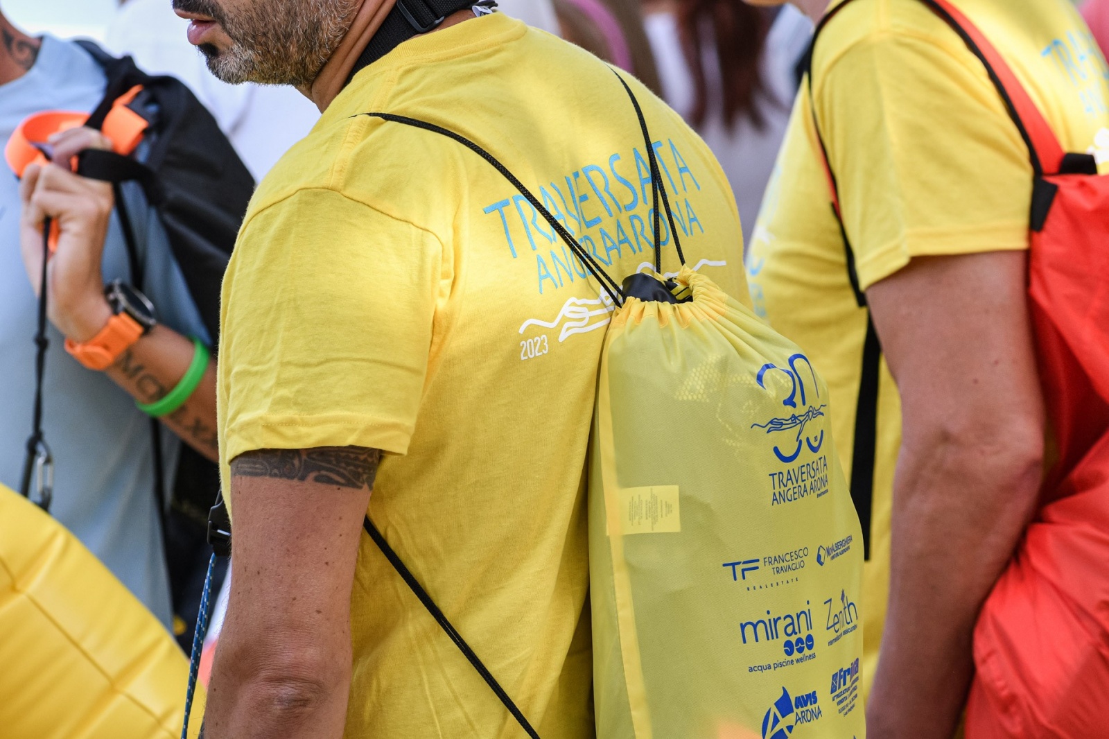 LIDO DI ANGERA NELLA FOTO TRAVERSATA ANGERA-ARONA 2023