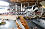 MALPENSA INAUGURAZIONE DELLA RICOSTRUZIONE AEREO S55 SIAI MARCHETTI DI ITALO BALBO A VOLANDIA