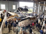 MALPENSA INAUGURAZIONE DELLA RICOSTRUZIONE AEREO S55 SIAI MARCHETTI DI ITALO BALBO A VOLANDIA