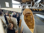 MALPENSA INAUGURAZIONE DELLA RICOSTRUZIONE AEREO S55 SIAI MARCHETTI DI ITALO BALBO A VOLANDIA