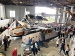 MALPENSA INAUGURAZIONE DELLA RICOSTRUZIONE AEREO S55 SIAI MARCHETTI DI ITALO BALBO A VOLANDIA