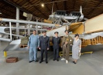 MALPENSA INAUGURAZIONE DELLA RICOSTRUZIONE AEREO S55 SIAI MARCHETTI DI ITALO BALBO A VOLANDIA