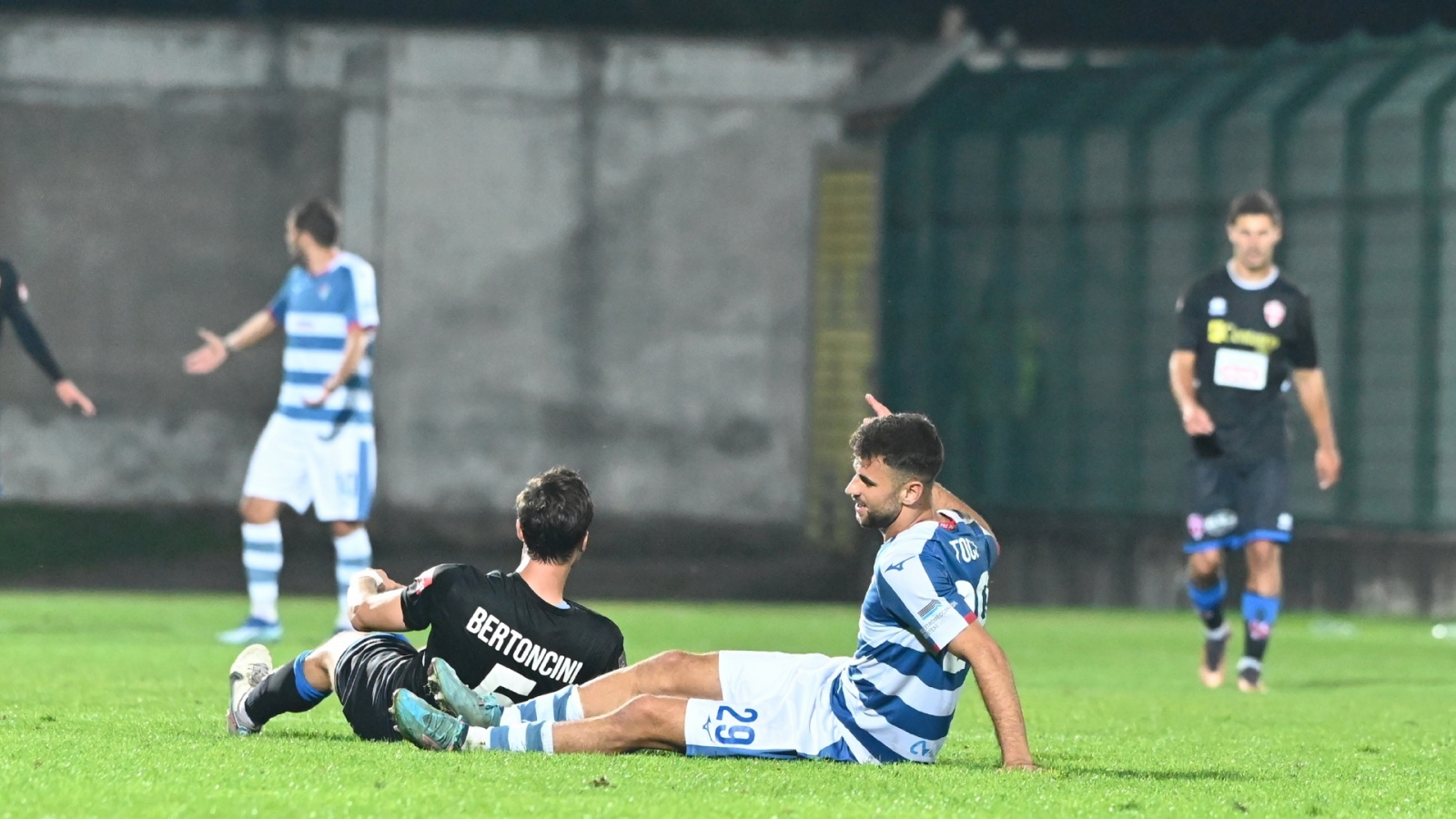 BUSTO ARSIZIO PRO PATRIA NOVARA CALCIO NELLA FOTO TOCI FINE PARTITA