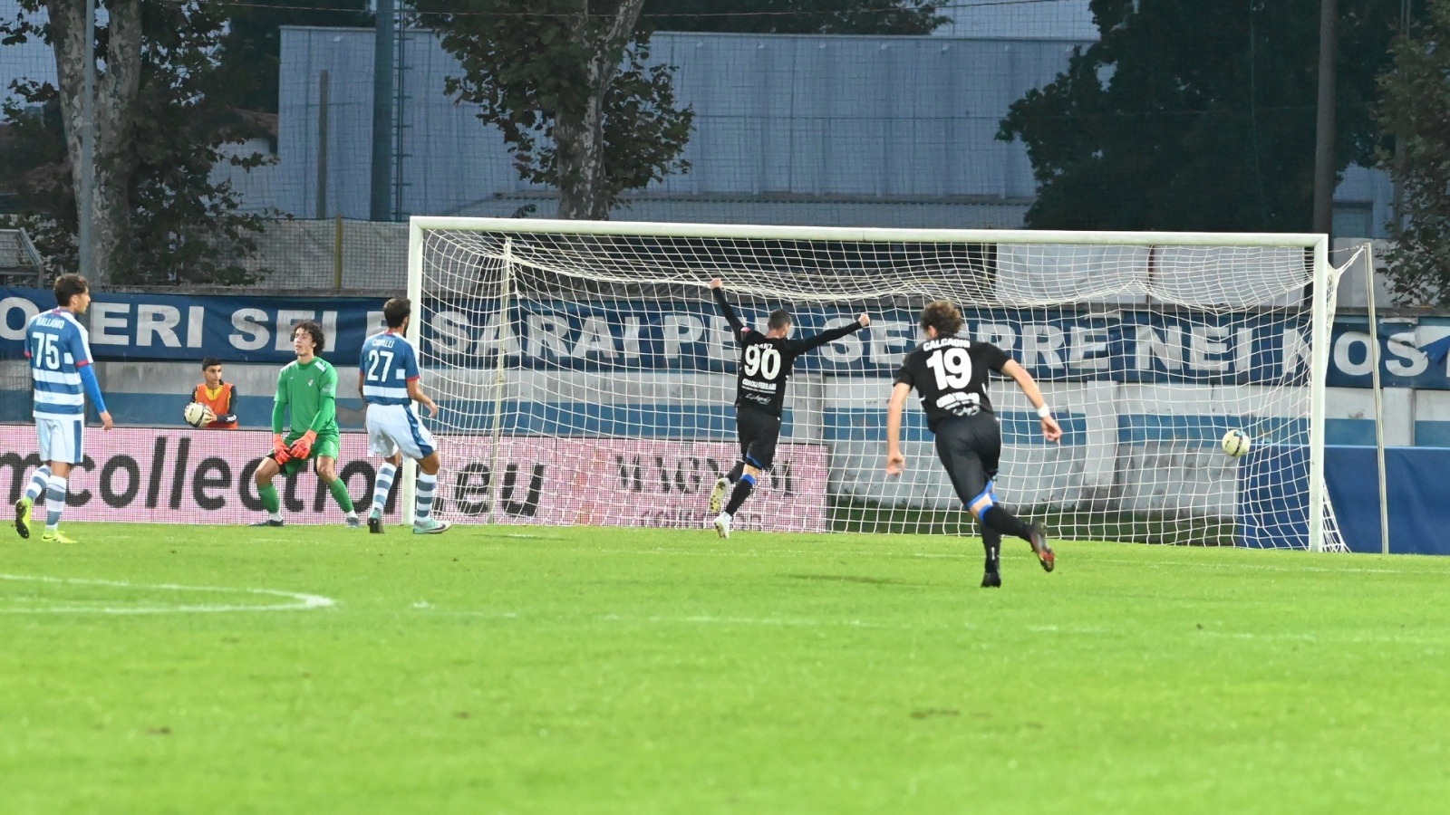 BUSTO ARSIZIO PRO PATRIA NOVARA CALCIO NELLA FOTO GOL NOVARA