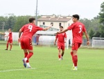 LENTATE SUL SEVESO LENTATESE VARESE CALCIO NELLA FOTO PLISCOVAZ PRIMO GOL VARESE