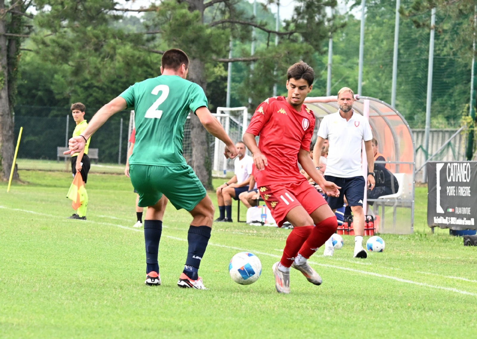LENTATE SUL SEVESO LENTATESE VARESE CALCIO NELLA FOTO BARBARO