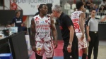 VARESE. BASKET. AMICHEVOLE OPENJOBMETIS VARESE-BLU BERGAMO NELLA FOTO MOODY KASTRITIS