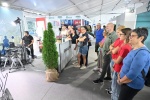 VARESE. DIRETTA DALLO STAND PREALPINA IN FIERA. LUCA BROGGINI INTERVISTA GIOVANNI CALABRESE. FOTO ANCHE CON SIGNORA DANIELA BRAMATI FERRARIO