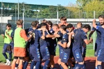 PERO CLUB MILANO VARESE CALCIO NELLA FOTO FINE PARTITA