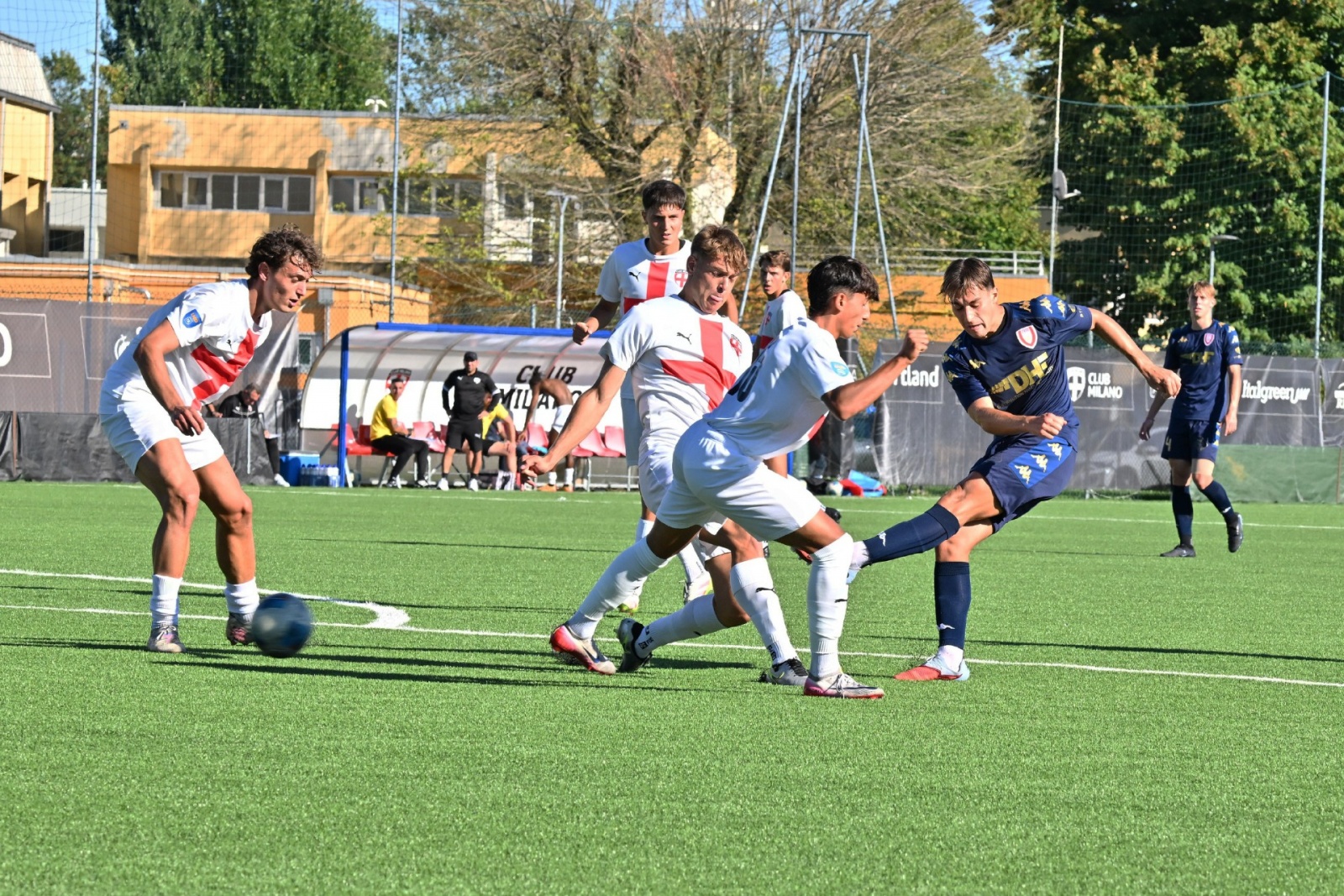 PERO CLUB MILANO VARESE CALCIO NELLA FOTO GUERINI IL SUO GOL