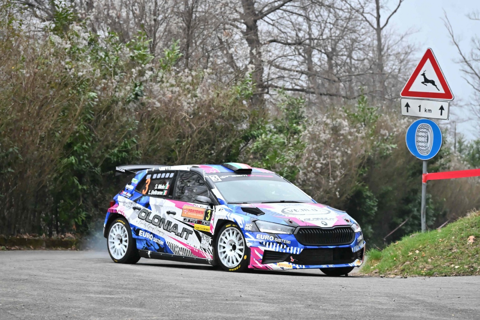 VALGANNA. 34� RALLY DEI LAGHI, PS 6 GANNA-BOAREZZO-GHIRLA NELLA FOTO AUTO 3 MIELE BELTRAME