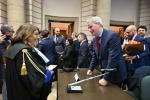 VARESE. GIURAMENTO NUOVA PRESIDENTE TRIBUNALE, MARIOLINA PANASITI NELLA FOTO CON GALIMBERTI