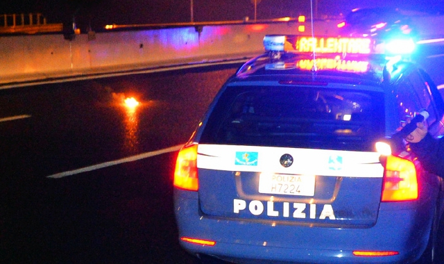 Sul posto è intervenuta la Polizia stradale (foto Archivio)