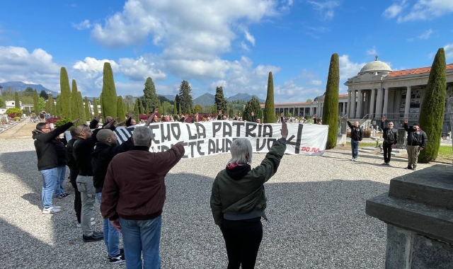 La commemorazione compiuta dai Do.Ra. (foto Agenzia Blitz)