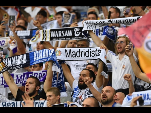 Calcio: 2-0 all'Atalanta, il Real Madrid vince la Supercoppa