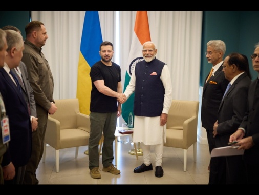 Media, il premier indiano Modi è arrivato a Kiev