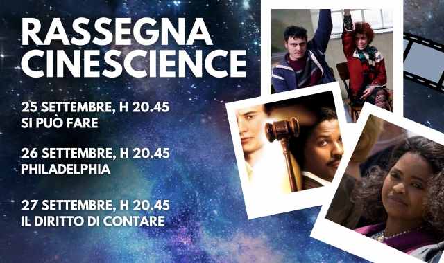 La locandina della rassegna “Cinescience” 2024