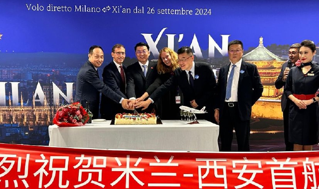 Malpensa più vicina alla Cina: primo volo da Xian