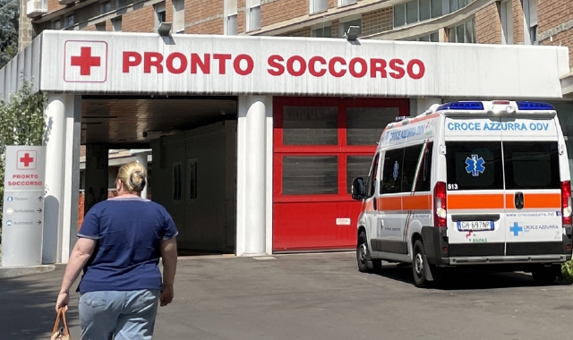 L’ingresso del Pronto soccorso di Saronno (foto Archivio)