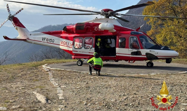 Il briefing al campo base di Cicogna