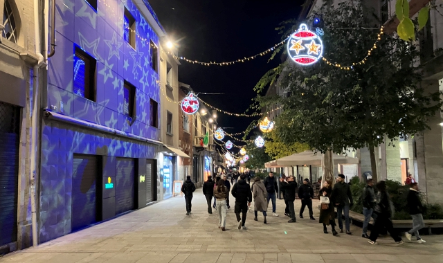 Le luminarie in centro a Legnano