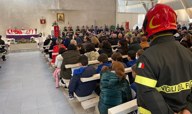 I vigili del fuoco celebrano santa Barbara: oltre 10mila interventi in un anno