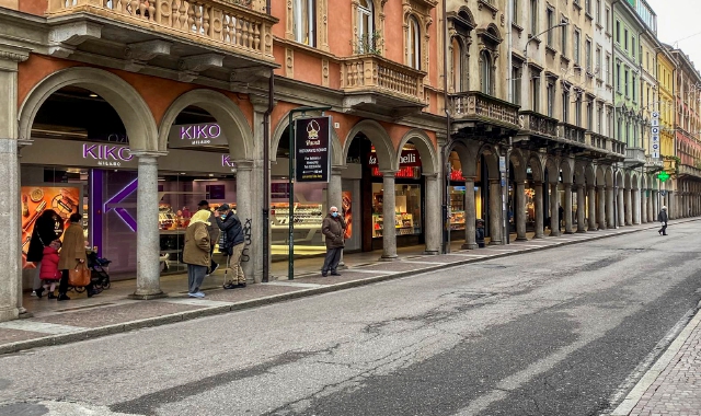 Corso Aldo Moro a Varese, teatro dell’aggressione