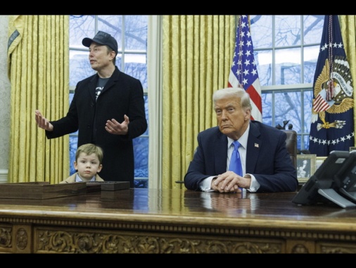 'Non sei il presidente, vai via',virale video del piccolo Musk