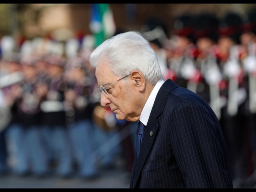 Giornata Unità nazionale, Mattarella all'Altare della Patria